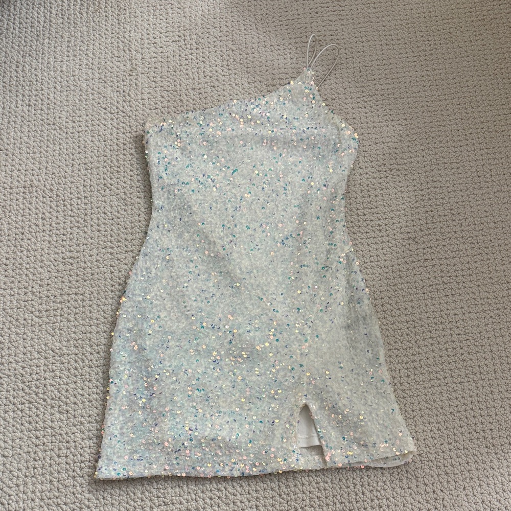 Crystal Doll Iridescent Sequin Dress